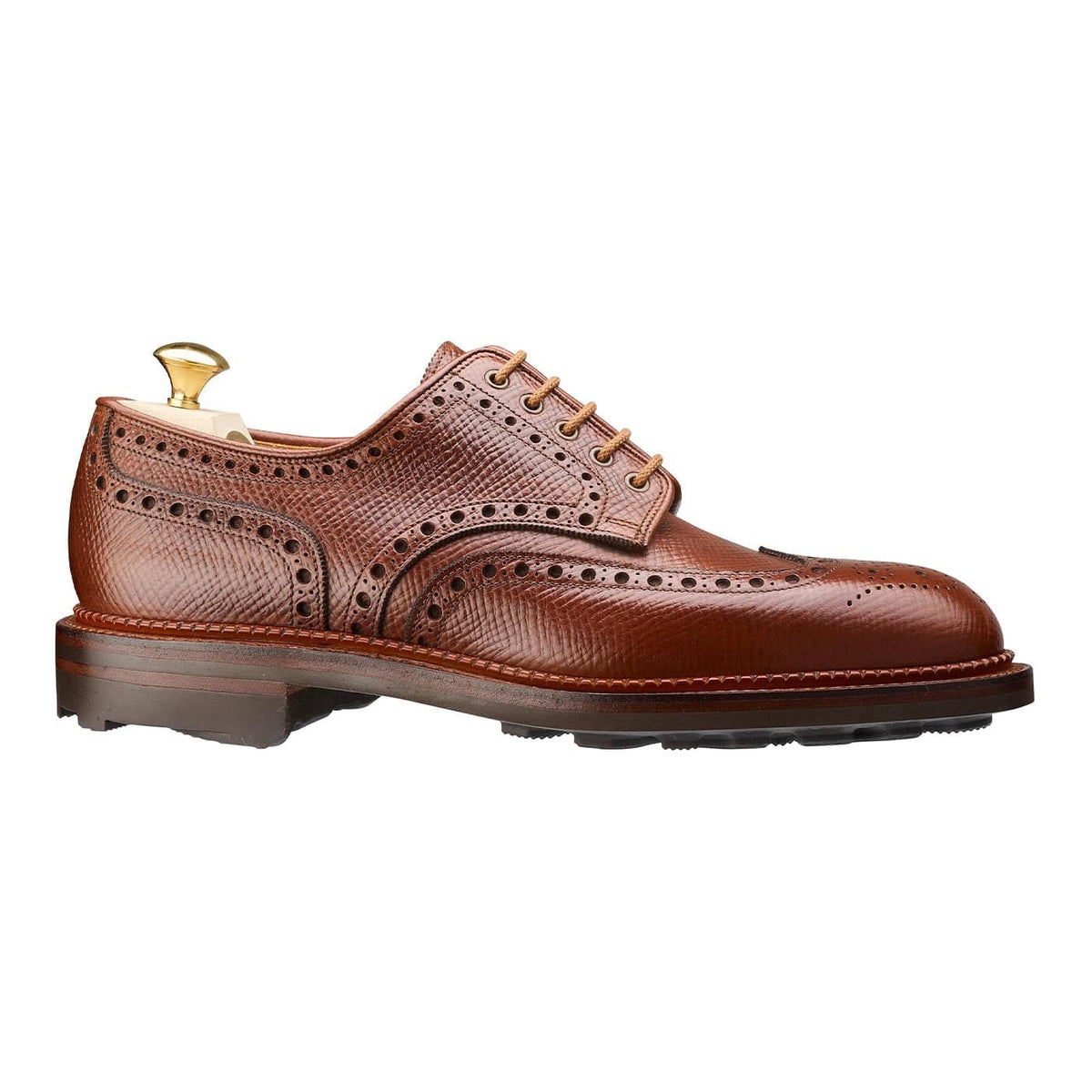 Cardigan 5 Walnut Hatch Grain – Crockett & Jones ROW
