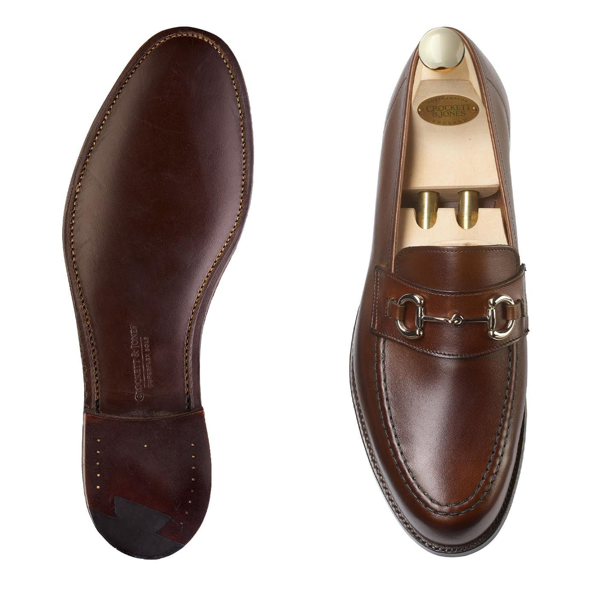 Finchley 2 Dark Brown Burnished Calf – Crockett & Jones ROW