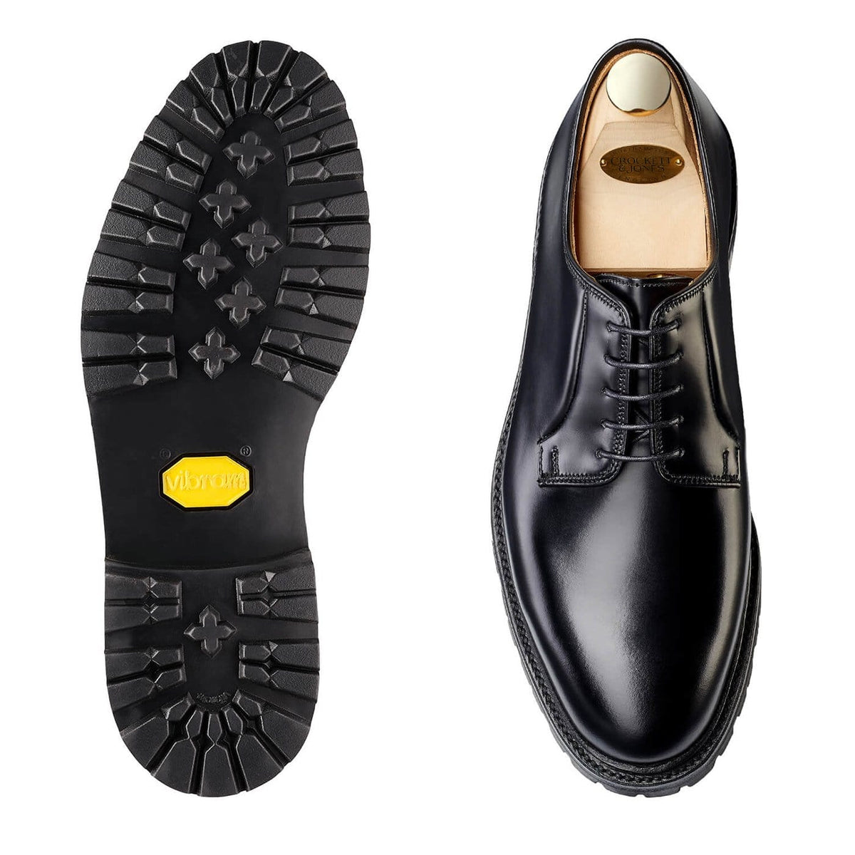 Lanark 3 Black Cavalry Calf | Crockett & Jones – Crockett & Jones ROW