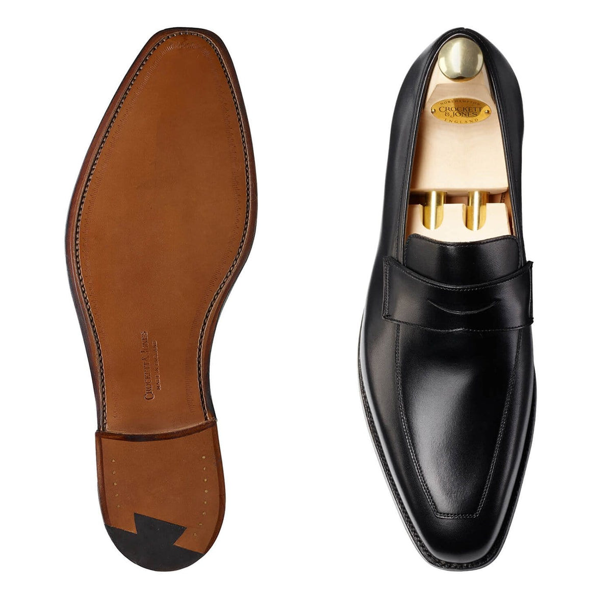 CROKET＆JONES MERTON ローファー６E Merton Black Calf | Crockett & Jones – Crockett & Jones ROW