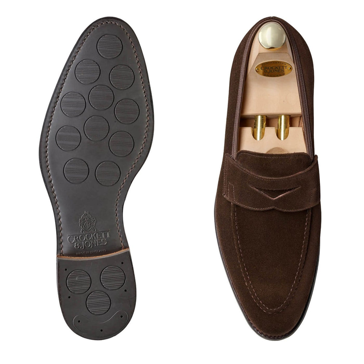 Sydney Dark Brown Suede (G Fitting) | Crockett & Jones – Crockett