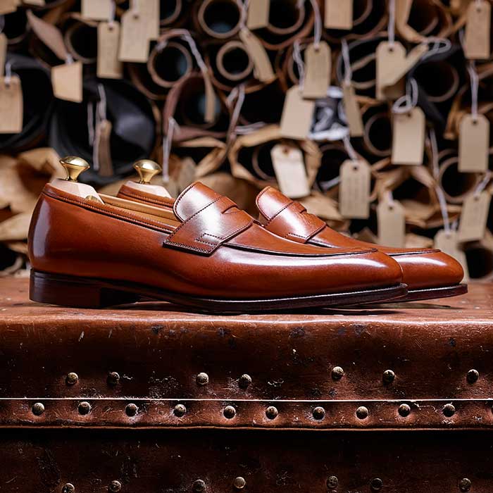 靴 Crockett & Jones Crawford 8 1/2E Crawford Dark Brown Calf | Crockett & Jones – Crockett