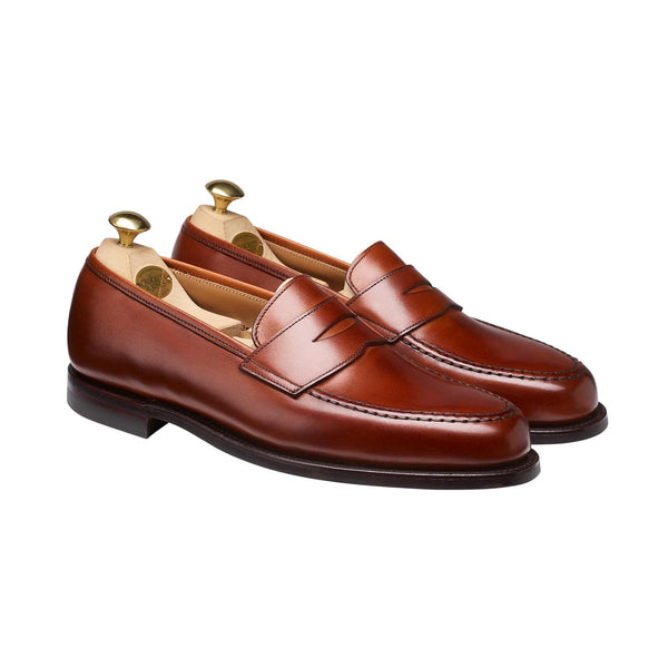 Boston Chestnut Burnished Calf – Crockett & Jones ROW