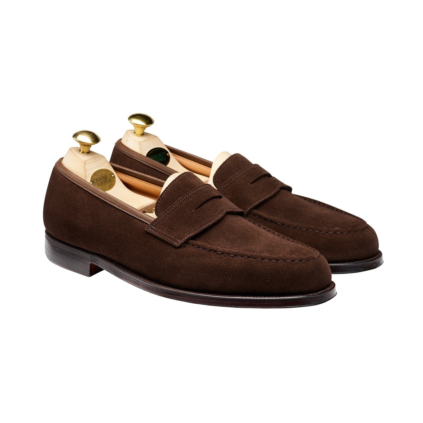 Boston Dark Brown Suede | Crockett & Jones – Crockett