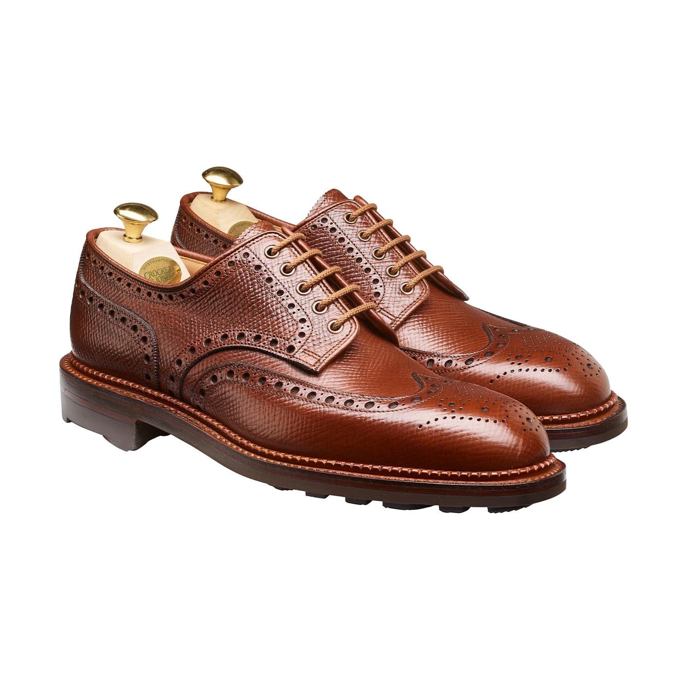 Cardigan 5 Walnut Hatch Grain – Crockett & Jones ROW