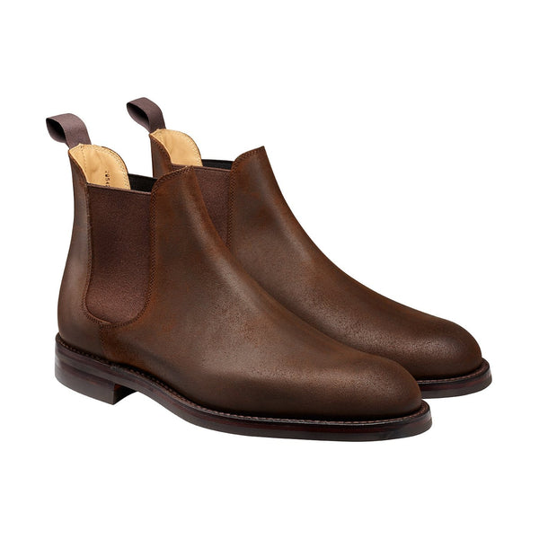 Crockett&Jones CHELSEA US7.5E サイドゴア BOOTS CROCKETT AND JONES CHELSEA 5 ROUGH OUT | Upper Shoes