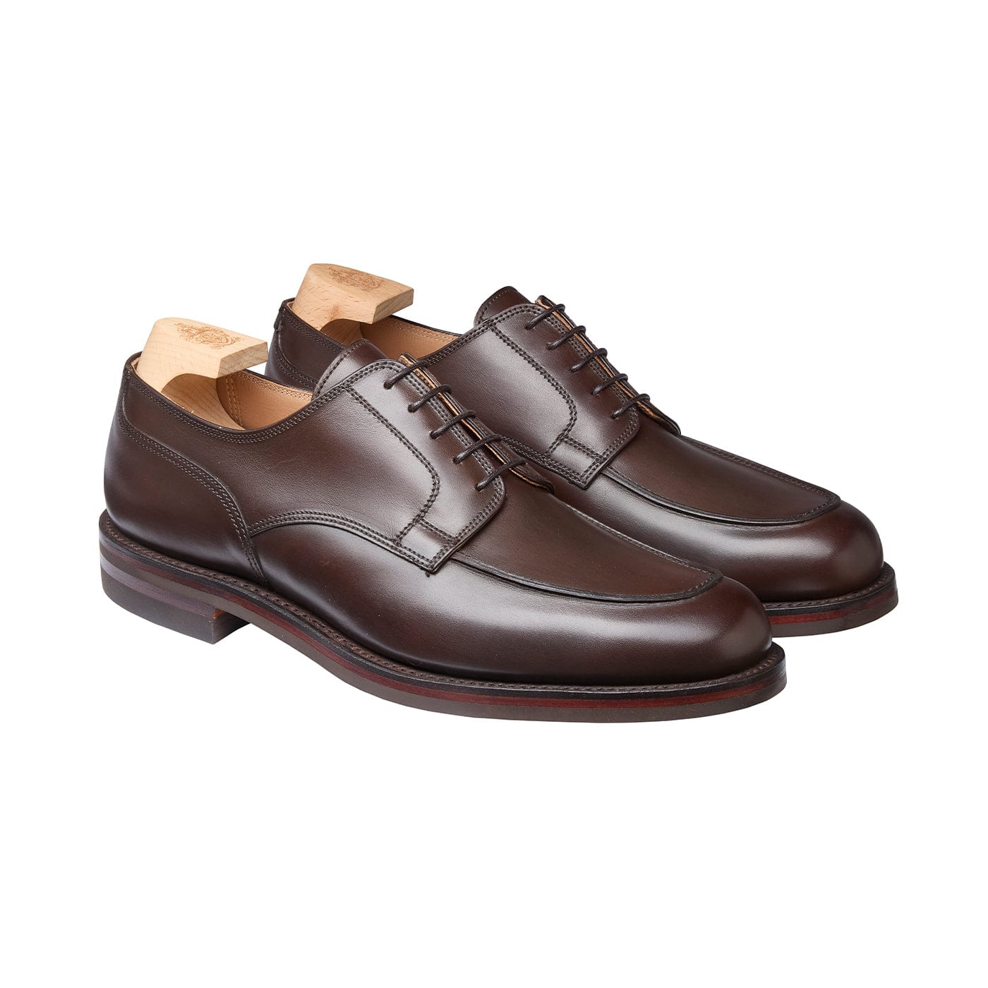 Dover Dark Brown Wax Calf – Crockett & Jones ROW