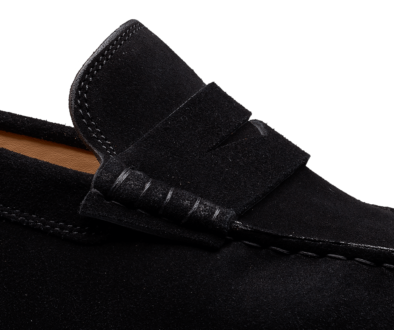 Genoa Black Calf Suede