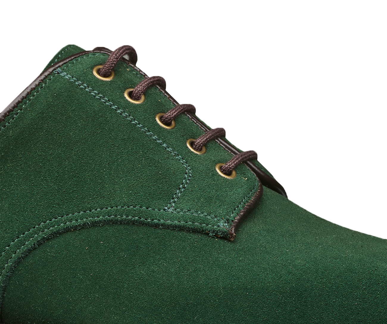 Grasmere Bottle Green Suede