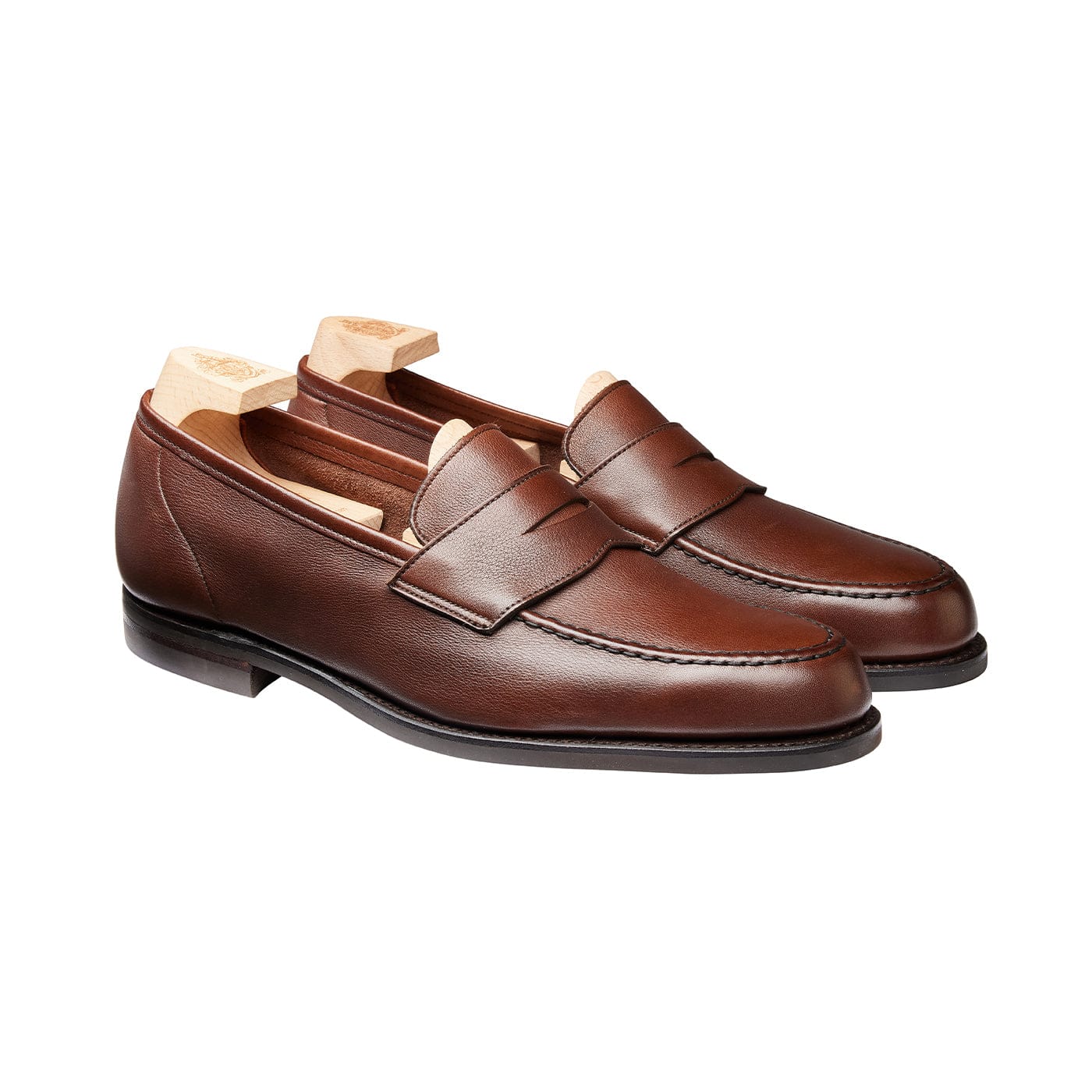 Harvard 2 Walnut Milled Calf – Crockett & Jones ROW