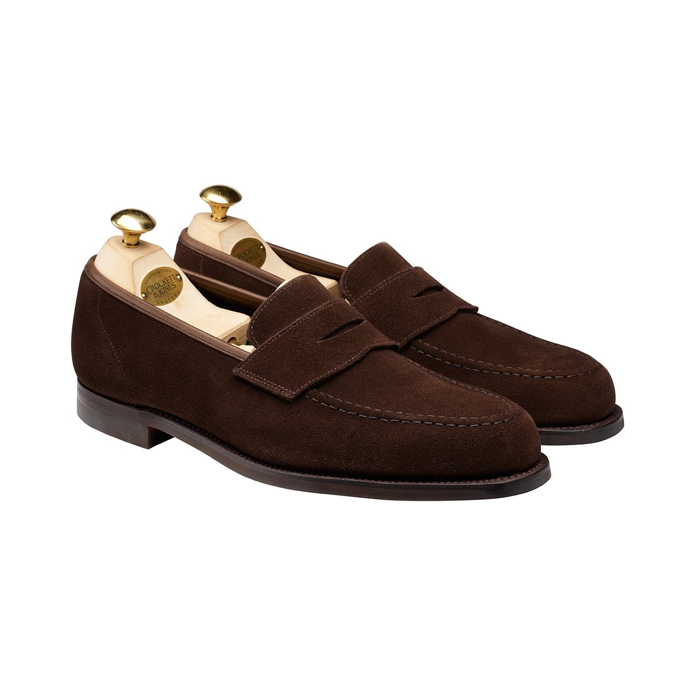 Harvard 2 Dark Brown Suede | Crockett & Jones – Crockett