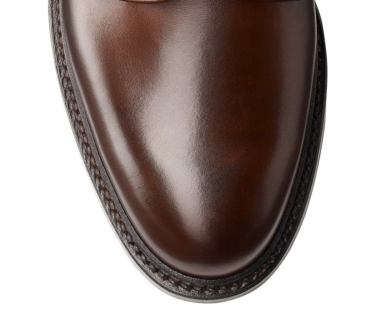 Lanark 3 Dark Brown Burnished Calf