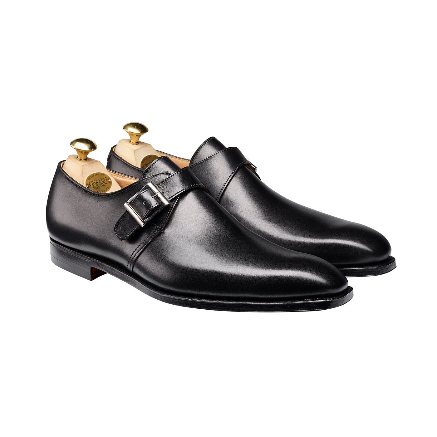 靴 Crockett & Jones Black Monk Strap Shoes Monkton Black Calf | Crockett & Jones – Crockett & Jones ROW