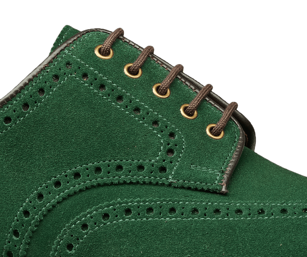 Pembroke Bottle Green Suede