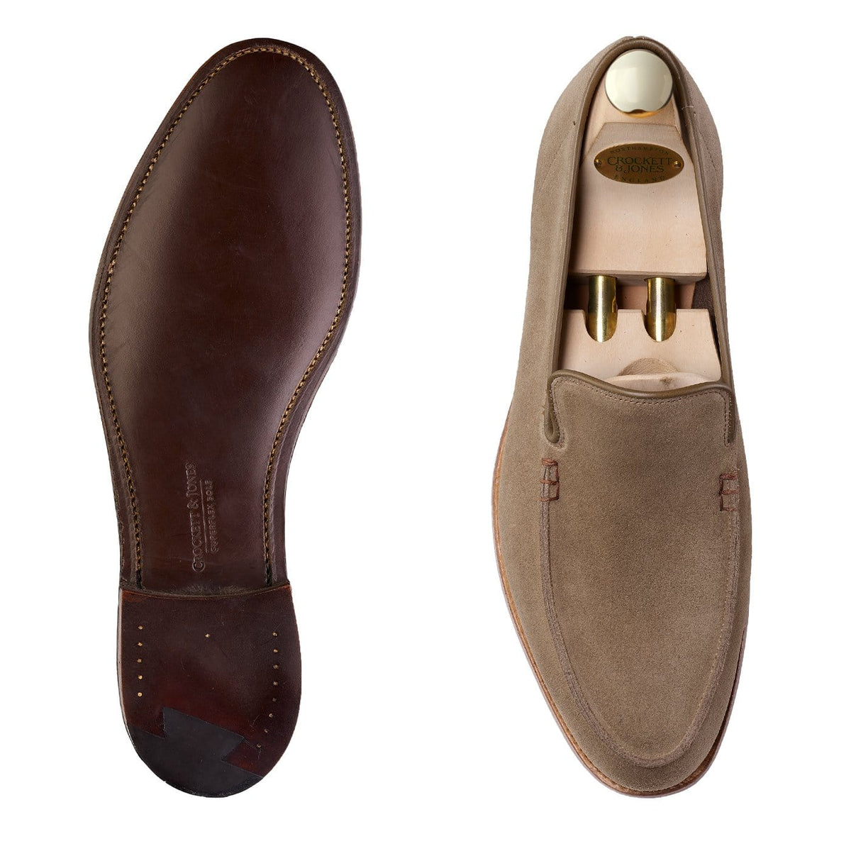 Salcombe Khaki Suede | Crockett & Jones – Crockett & Jones ROW