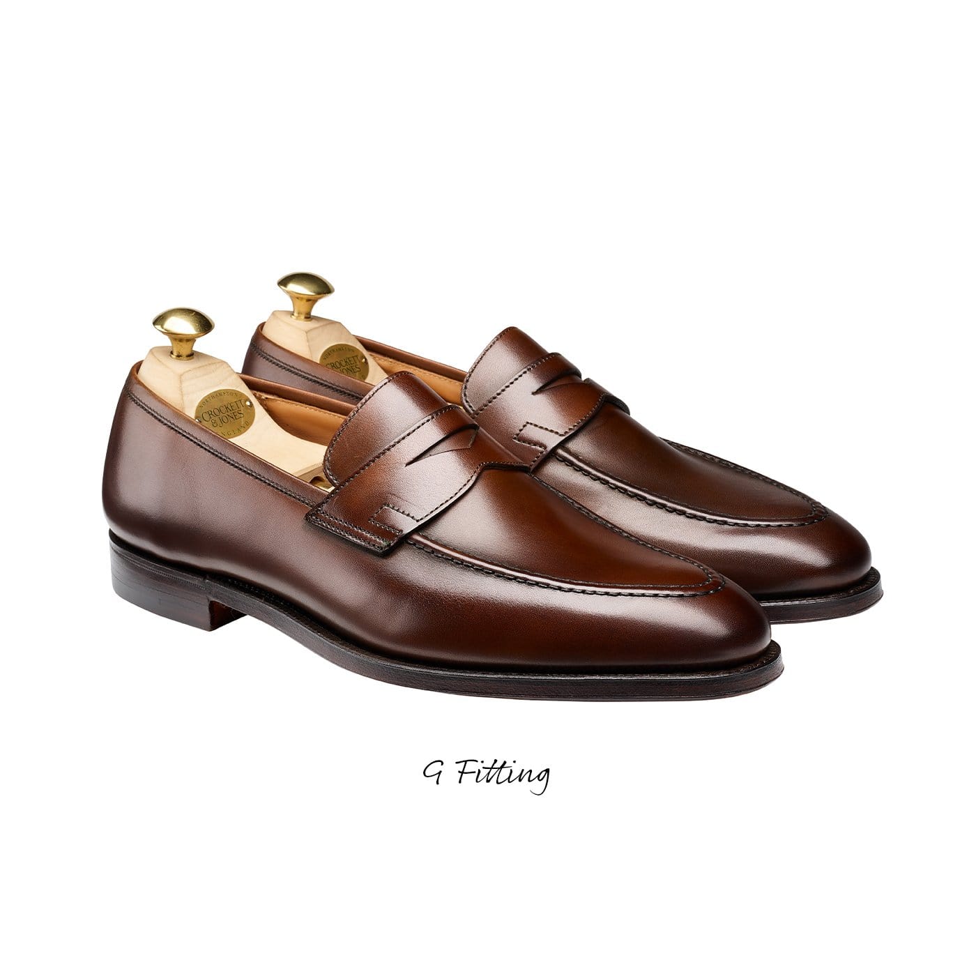 Sydney Dark Brown Burnished Calf (G Fitting) | Crockett & Jones