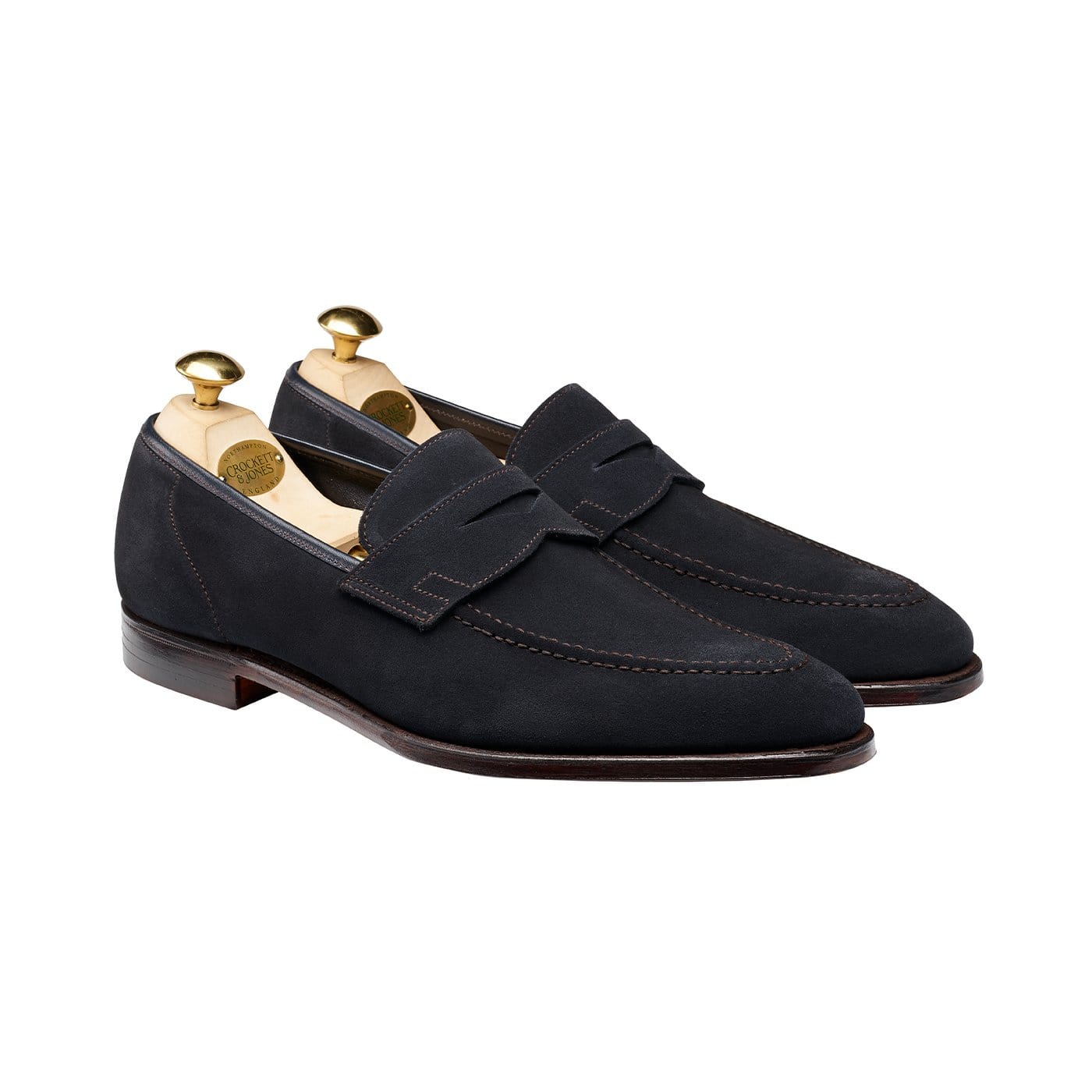 クロケット&ジョーンズ ネイビー スエードローファー TEIGN 8 1/2 E Teign Navy Suede | Crockett & Jones – Crockett & Jones ROW