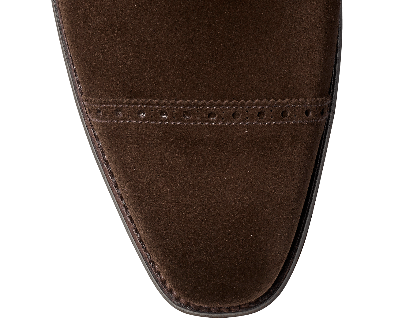 Westbourne Dark Brown Calf Suede