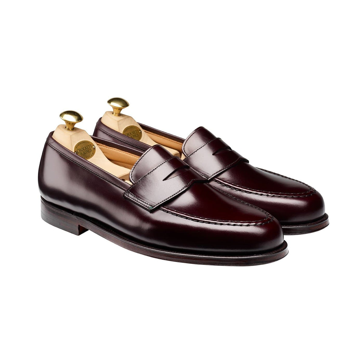 Boston Burgundy Cavalry Calf | Crockett & Jones – Crockett & Jones ROW